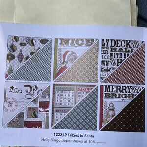 Letters to Santa Stampin' Up! Designer Series Paper 12" x 12"